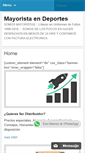 Mobile Screenshot of mayoristaendeportes.com